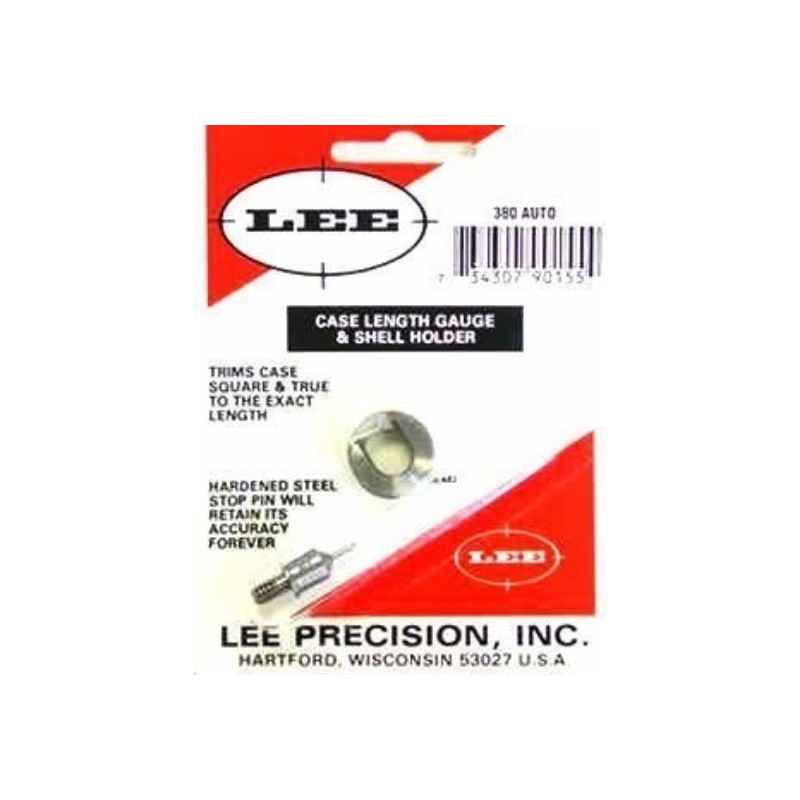 380 AUTO Case Length Gauge & Shell Holder (LEEPRODUCT)