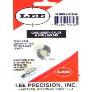 38 Smith & Wesson Case Length Gauge & Shell Holder (LEEPRODUCT)